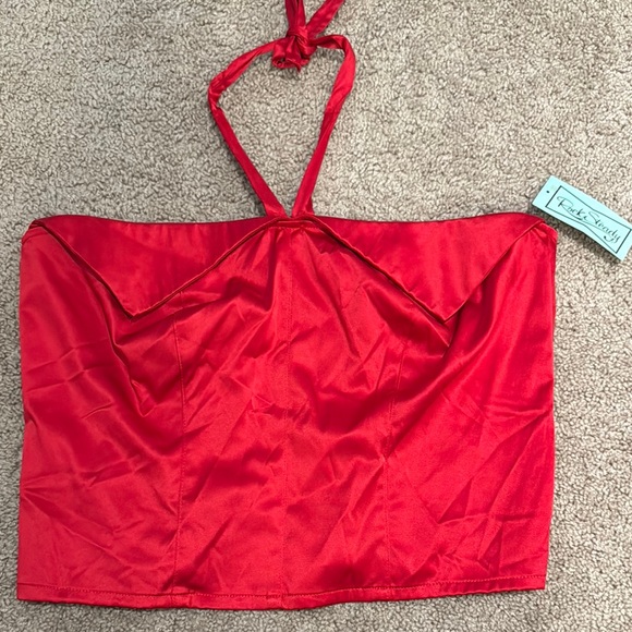 RockSteady Vibrant Red Top - Picture 1 of 3